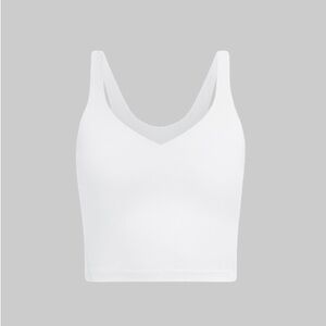 White Lululemon align tank